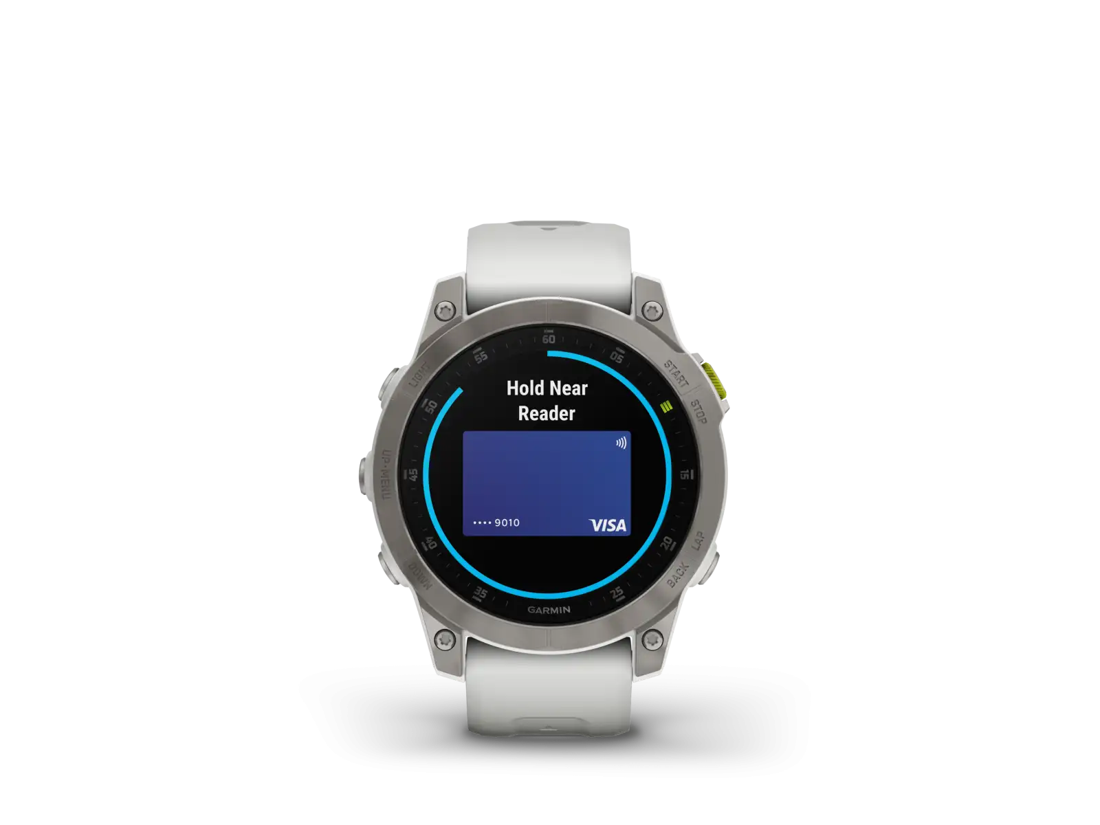 Garmin epix Gen 2 Sapphire Edition smart watch Titanium/White