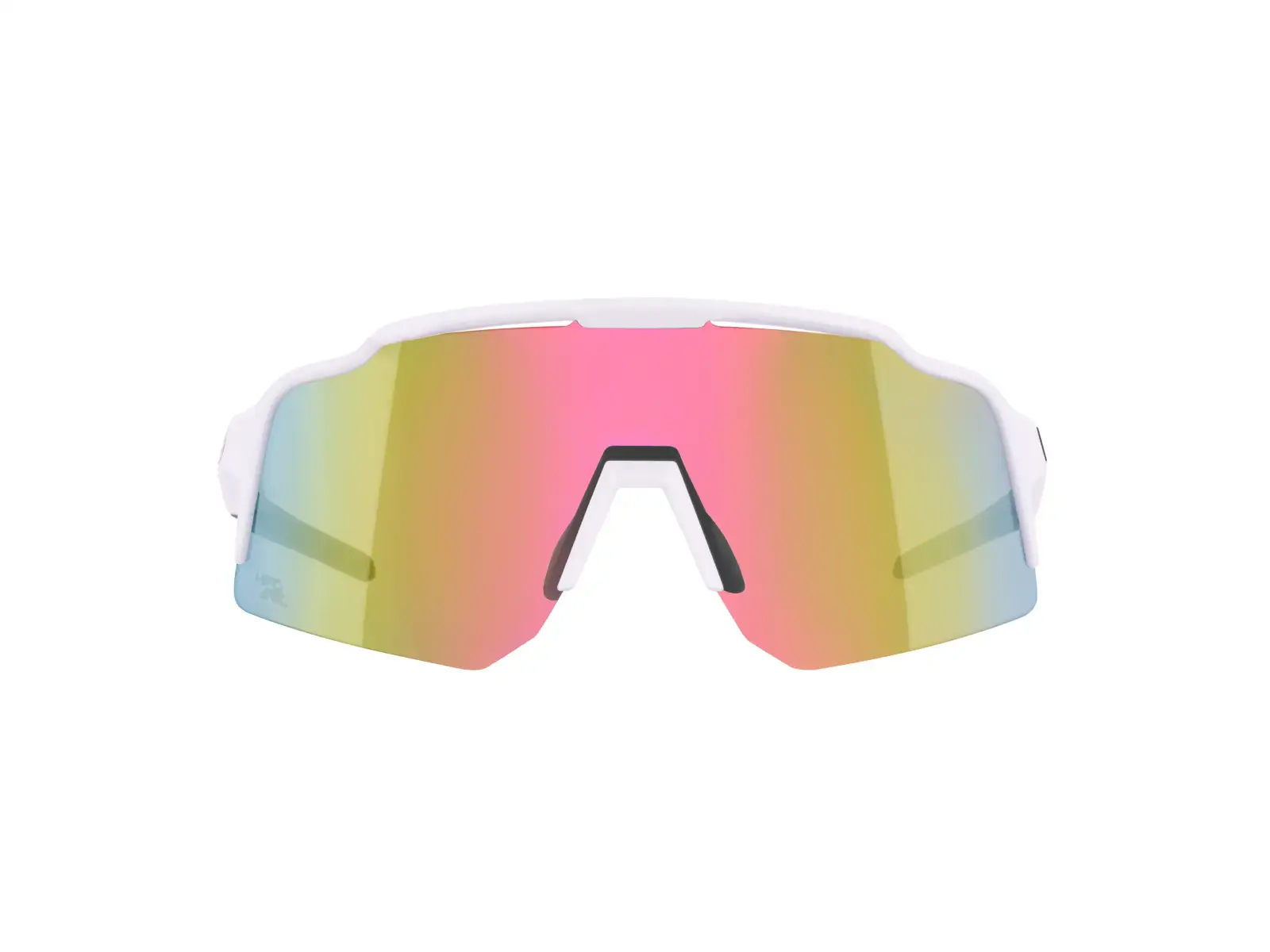 Force Strive okulary białe/różowe lustrzane szkło
