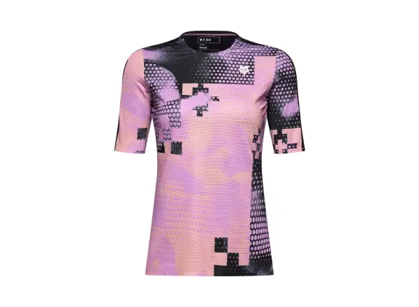 Fox Flexair Ascent Pulse damski dres krótki rękaw Dusty Rose
