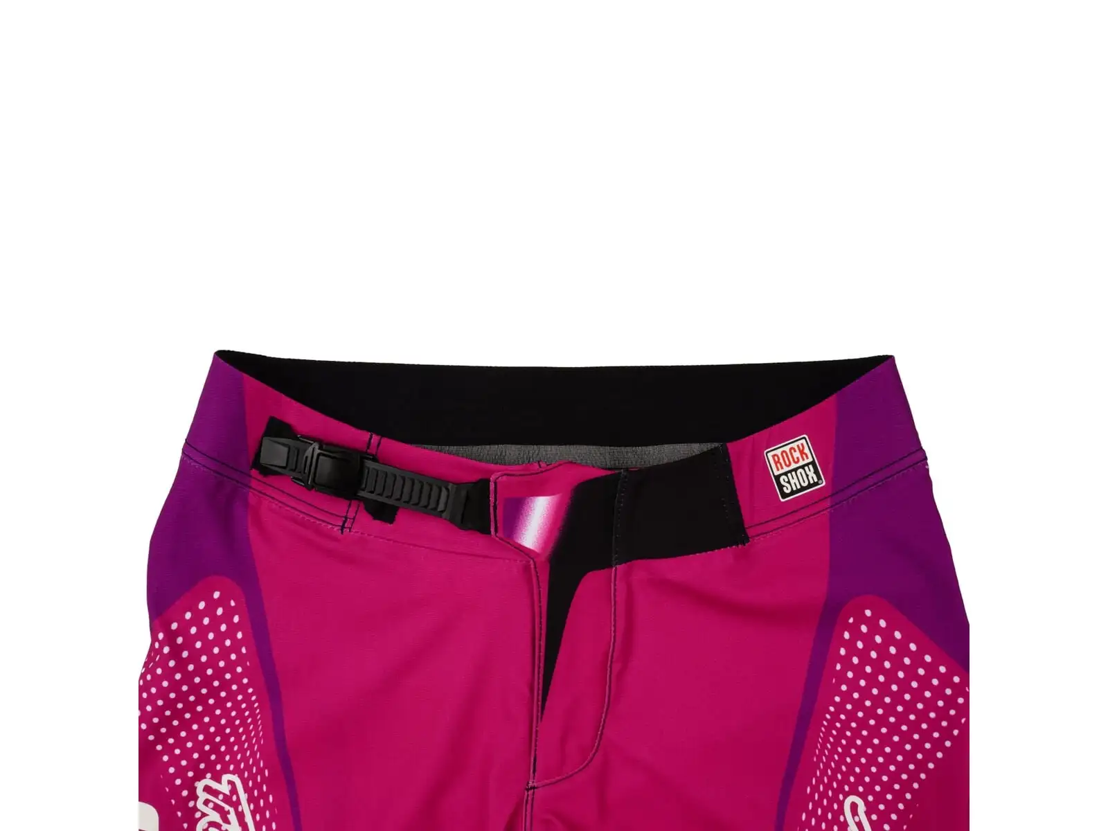 Troy Lee Designs x SRAM Sprint męskie spodnie Radioscape Fuchsia
