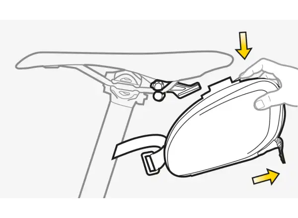 Topeak Sidekick Wedge Pack torba pod siodło czarna, roz. S