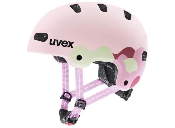 Uvex Kid 4 Style kask dziecięcy Strawberry/Matcha Matt