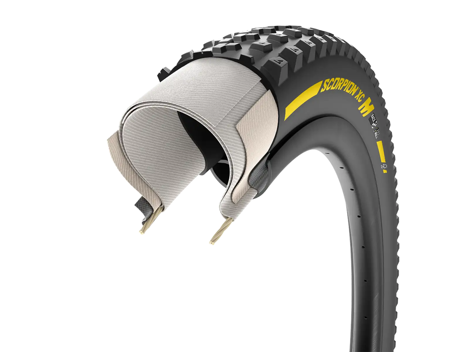 Pirelli Scorpion XC M Team Edition 29x2,4" opona kevlarowy żółty