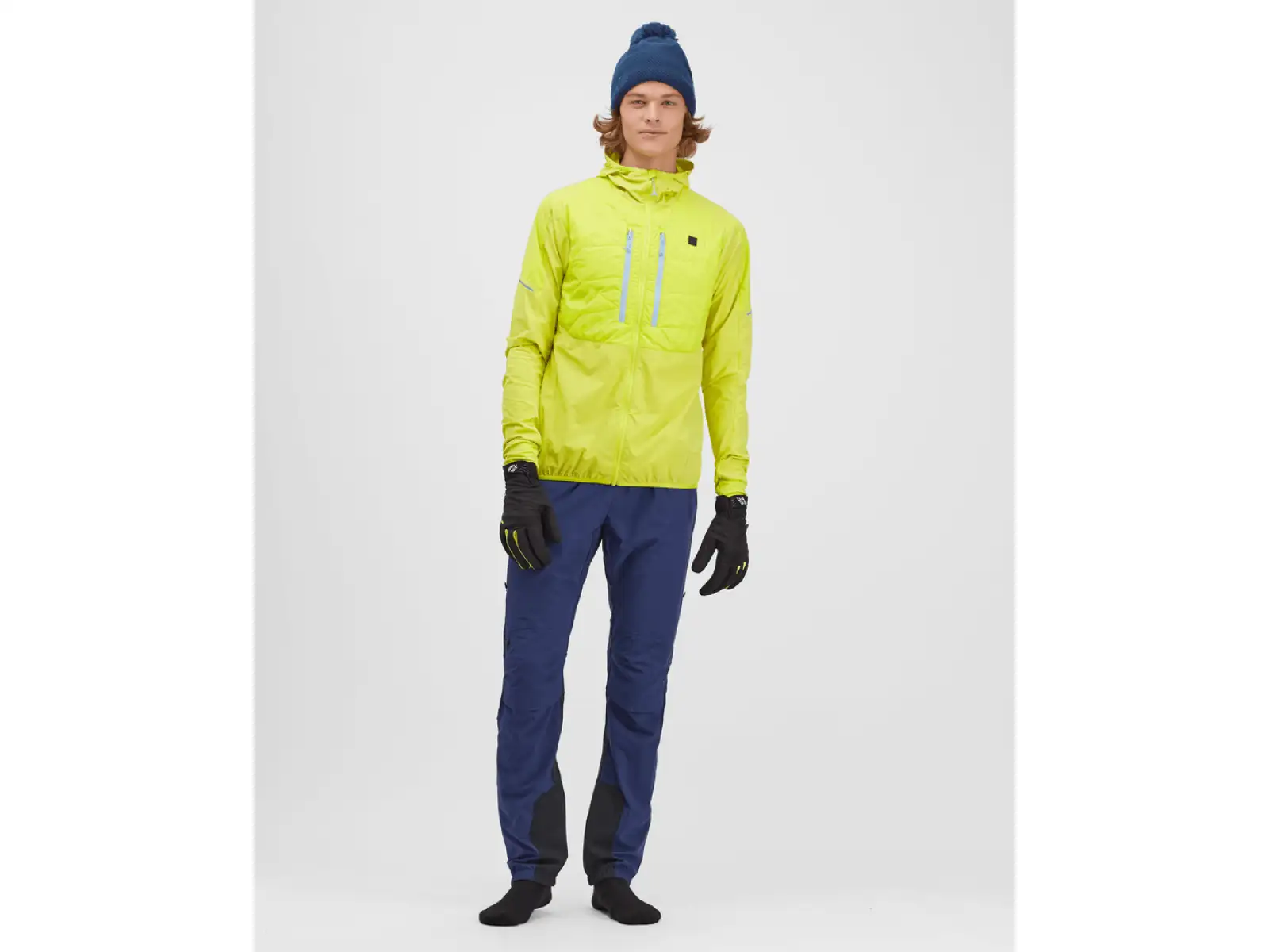 Sivini Core męska kurtka lime/blue