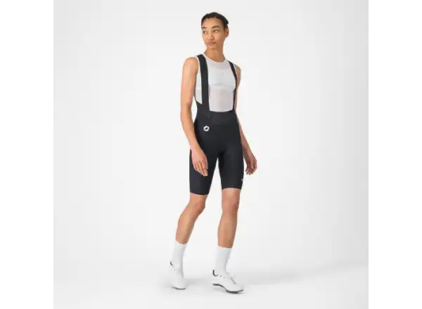 Castelli Espresso 2 W damskie spodenki z wkładką i szelkami Black