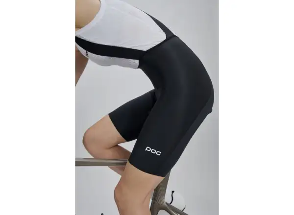POC Raceday damskie spodenki z wkładką i szelkami Uranium Black
