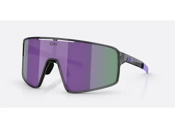 Bliz P001s okulary przeciwsłoneczne Crystal Black/Grey Purple Multi