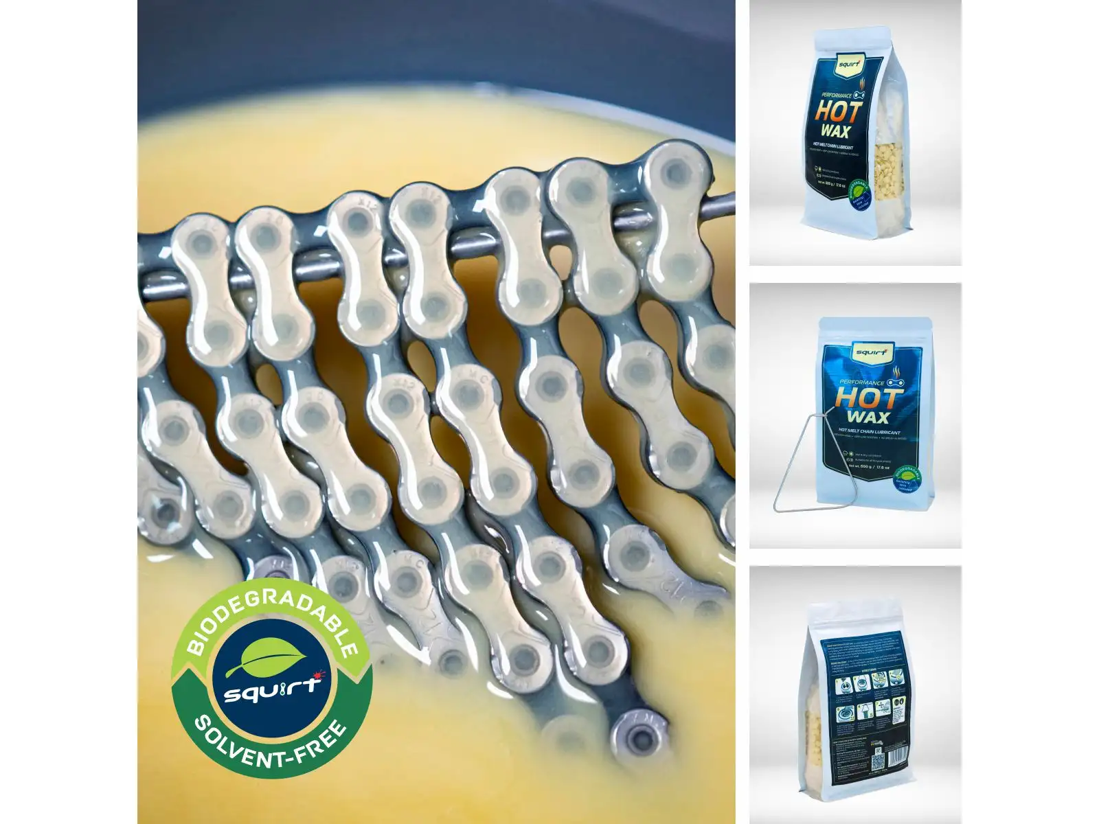 Squirt Performance Hot Wax gorący wosk do łańcucha 500 g