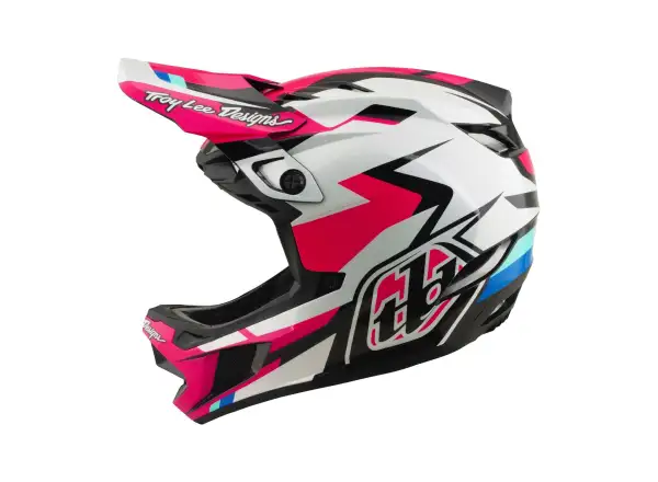 Troy Lee Designs D4 Polyacrylite MIPS kask Roamer Magenta