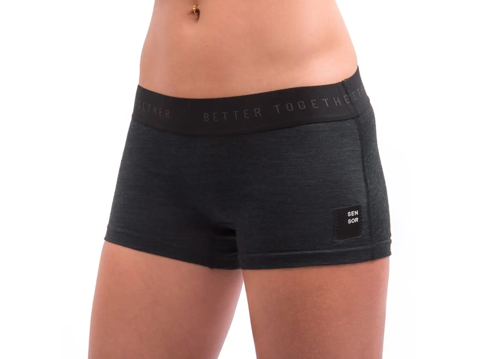 Sensor Merino Cordura damskie majtki czarna
