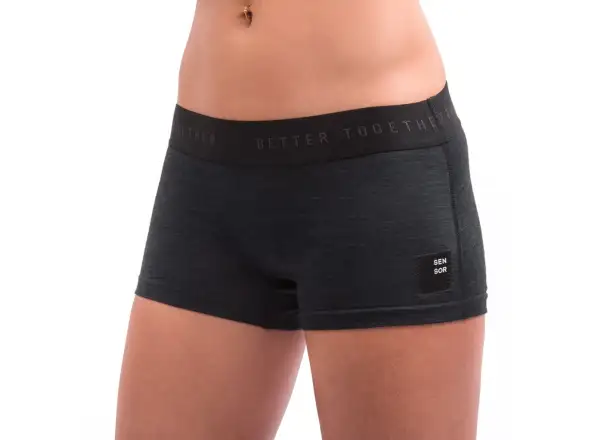 Sensor Merino Cordura damskie majtki czarna