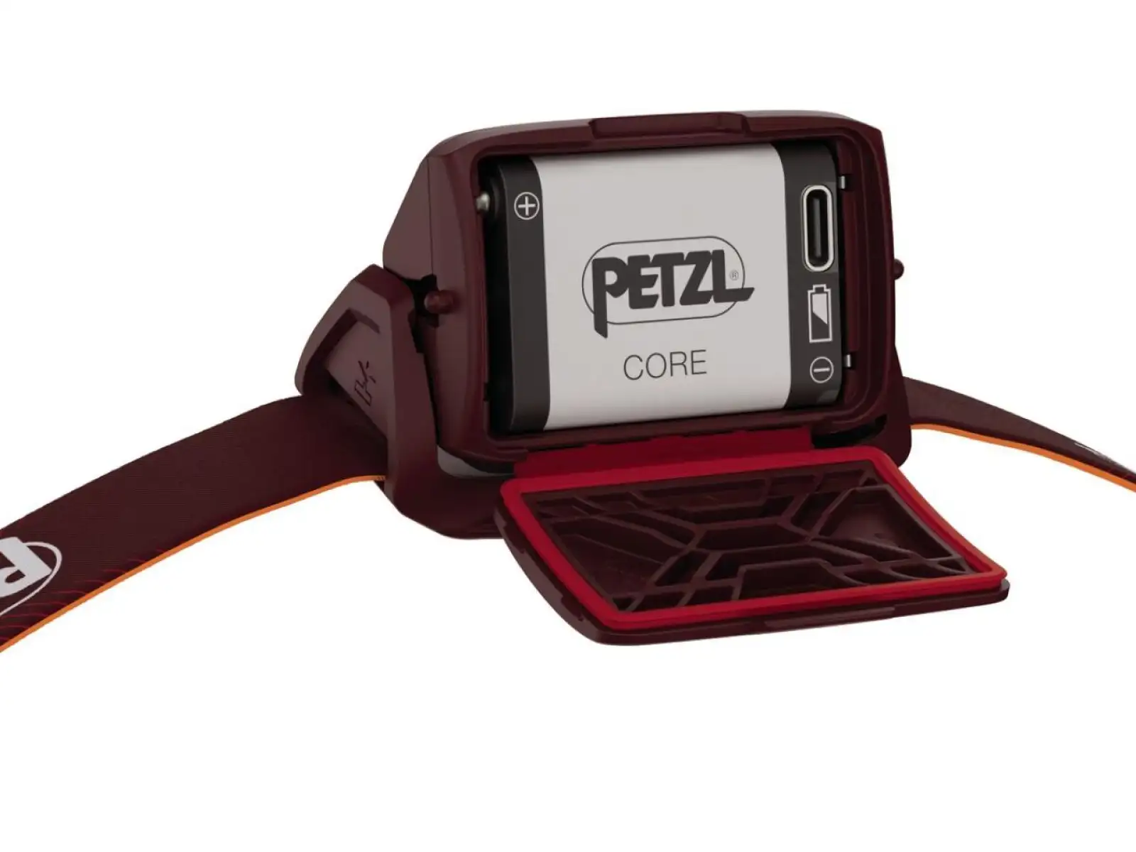Petzl ACTIK CORE 2025 latarka czołowa czerwona