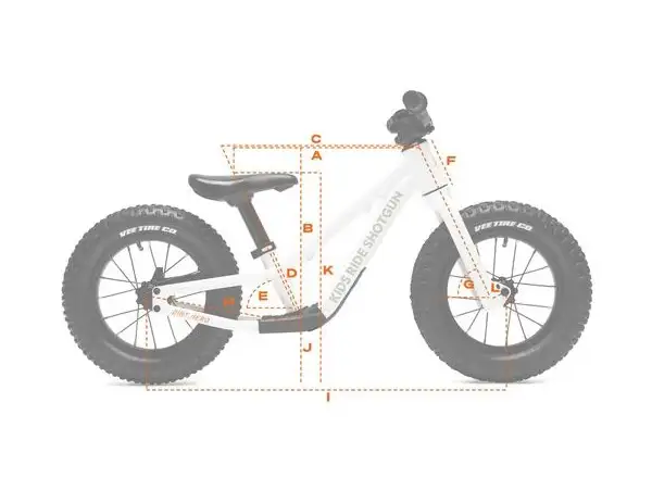 Kids Ride Shotgun Dirt Hero 14 rowerek biegowy z hamulcem