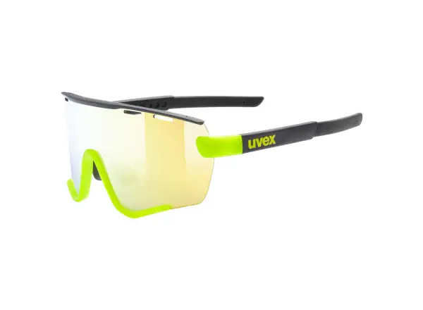 Uvex Sportstyle 236 Set okulary Black Lime Matt / Mirror Yellow