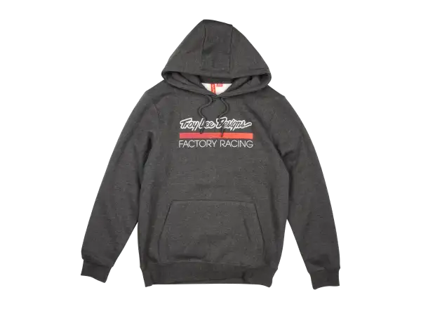 Troy Lee Designs Factory Racing męska bluza Black heather/Red