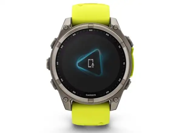 Garmin fenix 8 - 47 mm Solar Sapphire inteligentny zegarek Titanium Yellow/Graphite