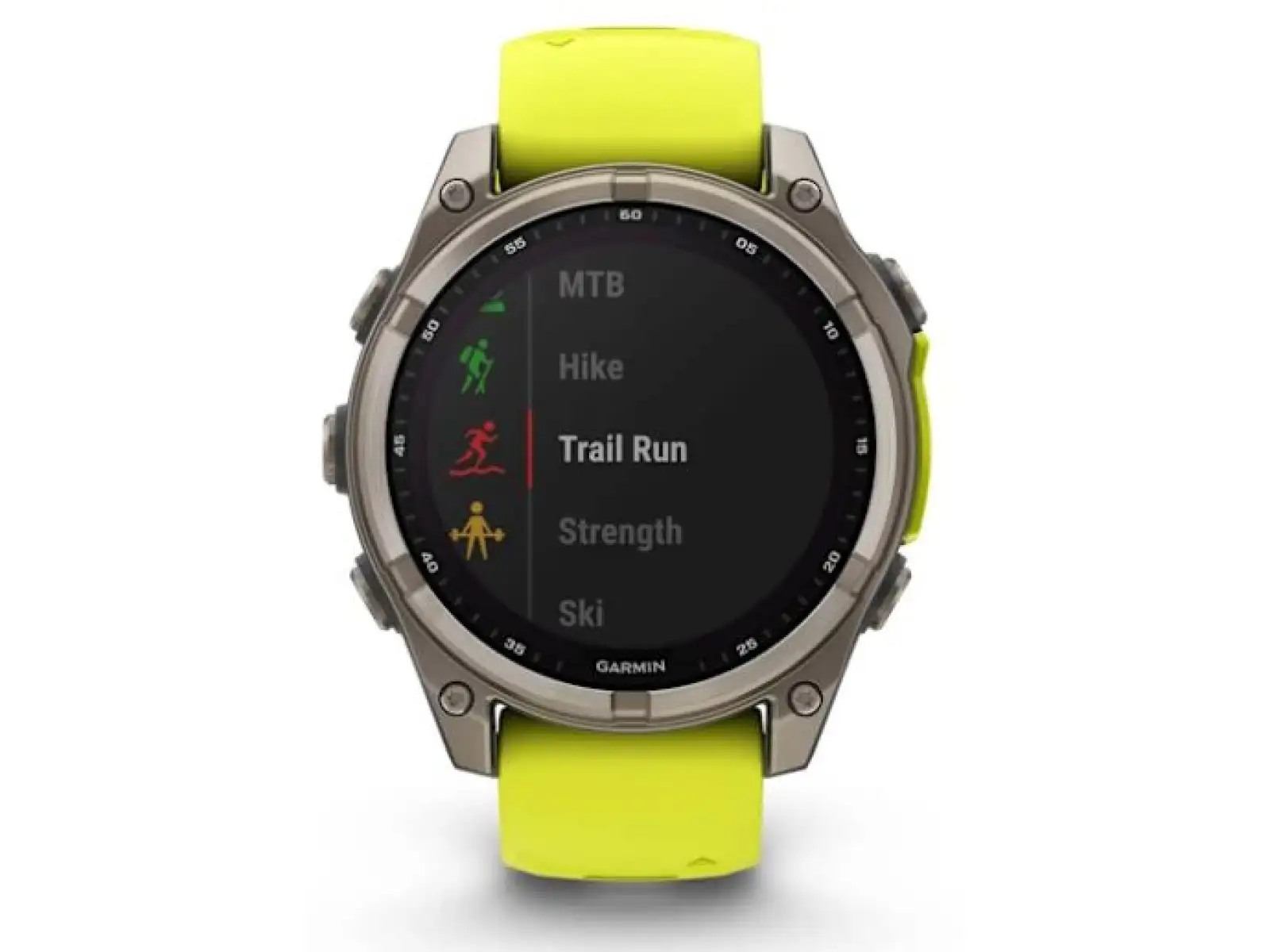 Garmin fenix 8 - 47 mm Solar Sapphire inteligentny zegarek Titanium Yellow/Graphite