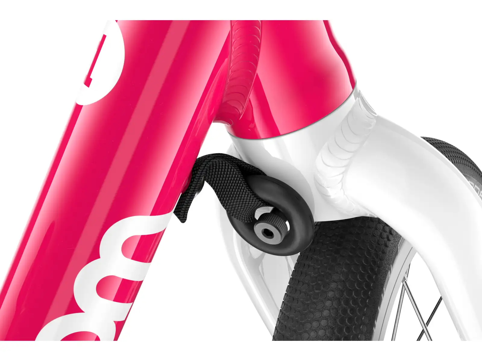 Woom GO 1 dziecięcy rowerek biegowy 12" Hot Pink
