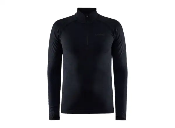 Craft Core Dry Active Comfort Zip męska koszulka długi rękaw czarna