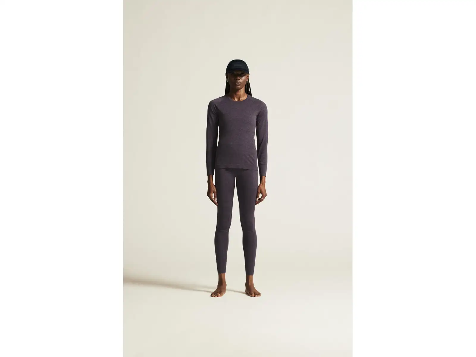 Craft Core Dry Active Comfort damska koszulka długi rękaw fioletowa