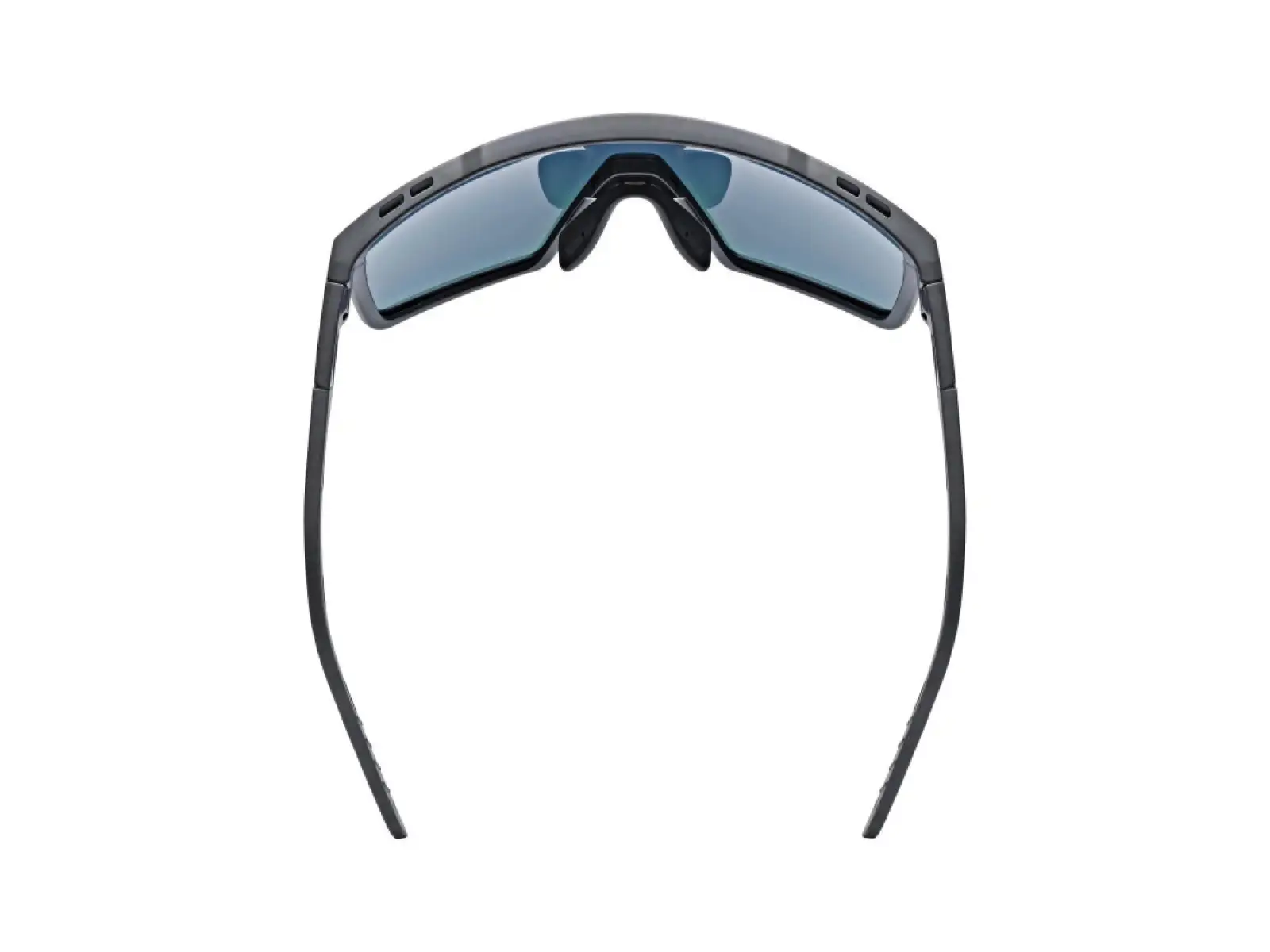Uvex MTN Perform S okulary Black Matt/Mirror Blue