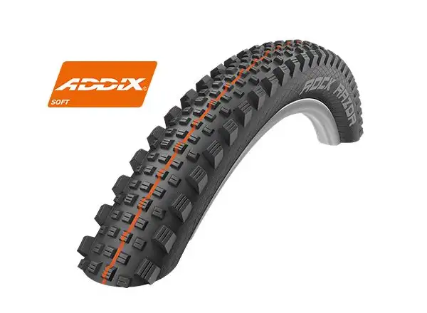 Schwalbe Rock Razor SuperG Addix Soft TLE SS 27,5x2,35" MTB opona kevlar czarna