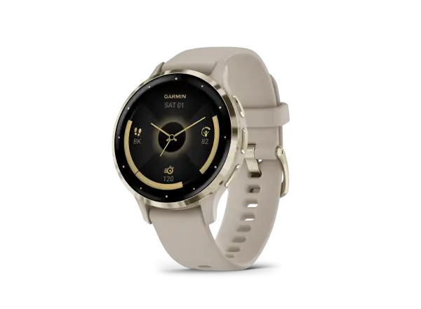 Garmin Venu 3S smartwatch Soft Gold/French Gray