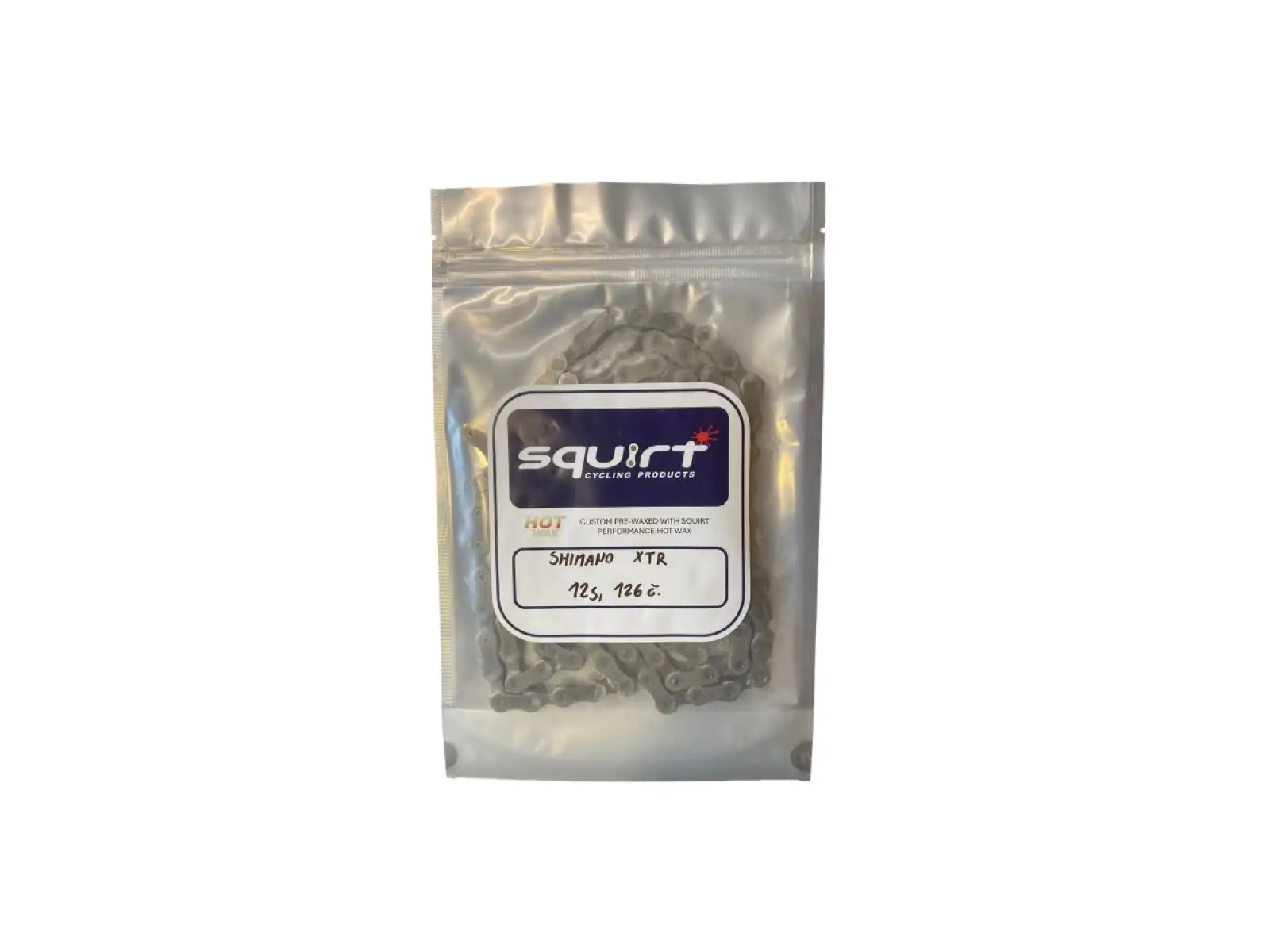 Squirt woskowany łańcuch Shimano XTR 12sp. 126 ogniw