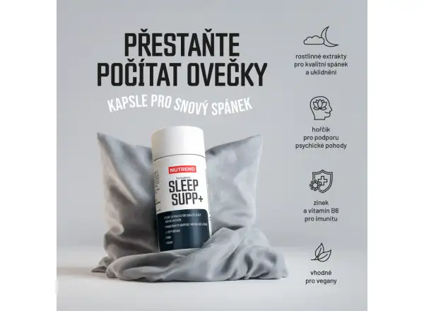 Nutrend Sleep Supp+ wsparcie snu 90 kapsułek
