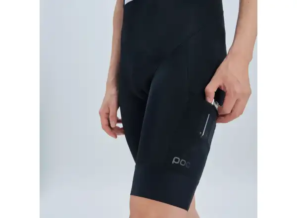 POC Cadence Cargo Bib męskie spodenki z szelkami i wkładką Apatite Navy