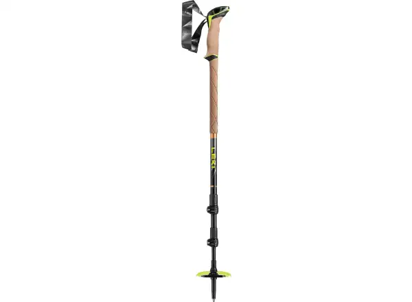 Leki Sherpa kijki trekkingowe Dark Anthracite/Neon/Yellow roz. 110-145 cm