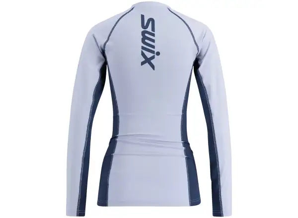 Swix RaceX Dry damska koszulka z długim rękawem Heather/Lake Blue