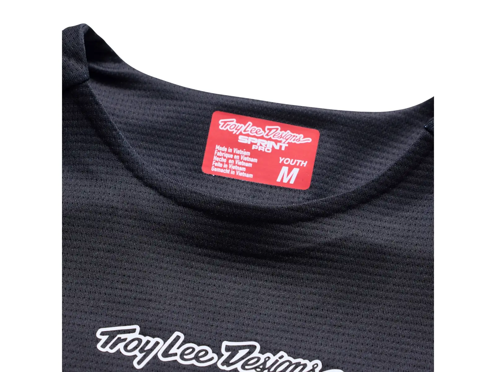 Troy Lee Designs Youth Sprint Pro dziecięca koszulka z długim rękawem Mono Black