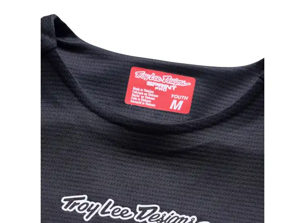 Troy Lee Designs Youth Sprint Pro dziecięca koszulka z długim rękawem Mono Black