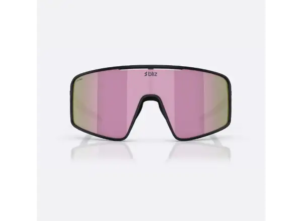 Bliz P001 okulary przeciwsłoneczne Matte Black/Brown Pink Multi
