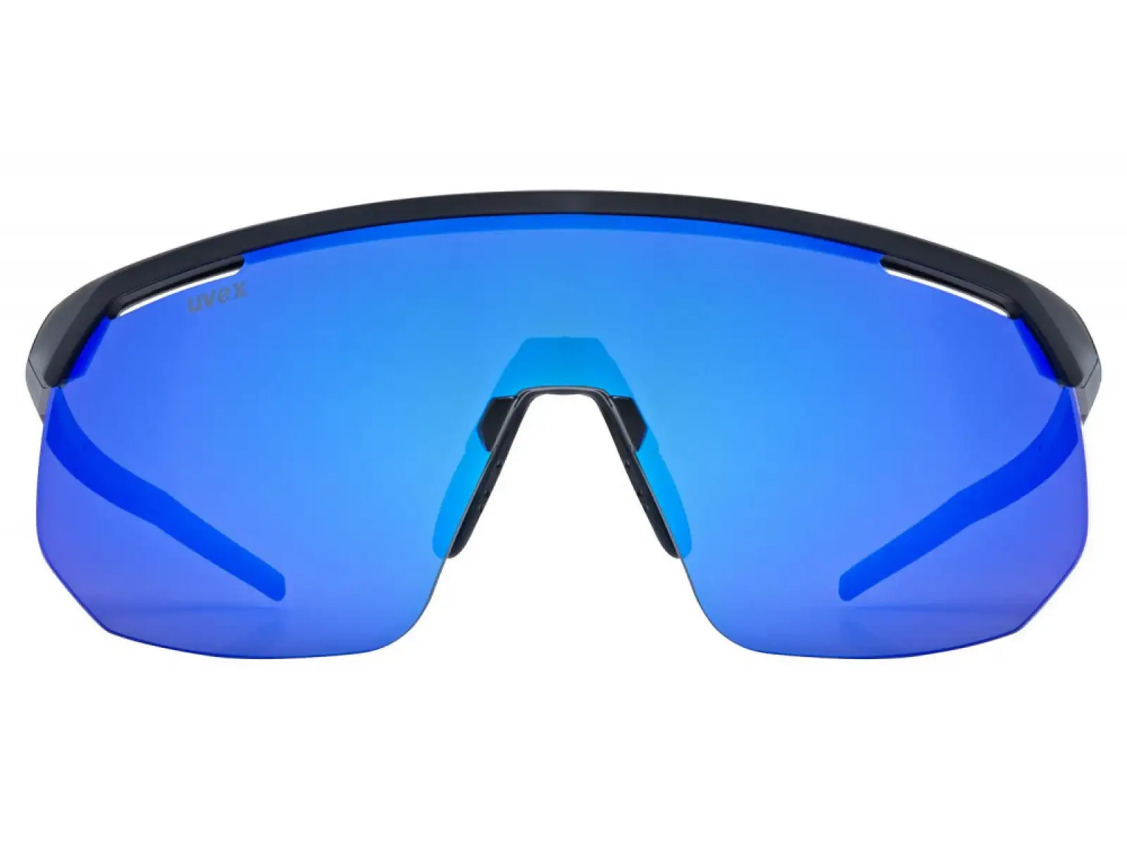 Uvex Pace One okulary Black Matt/Mirror Blue