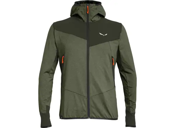Salewa Agner Hybrid PL/DST męska bluza Dark Olive Melange
