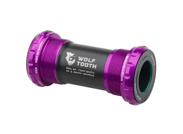 Wolf Tooth suport BSA do Shimano 24mm Fioletowa