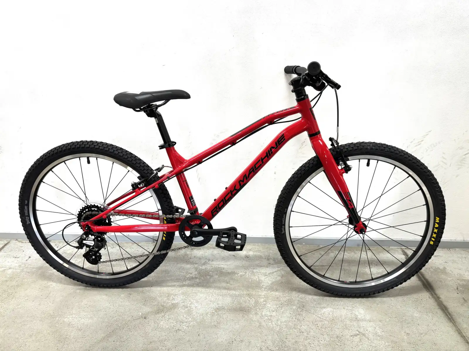 Rock Machine Thunder 24 rower dziecięcy Red/Black WZÓR
