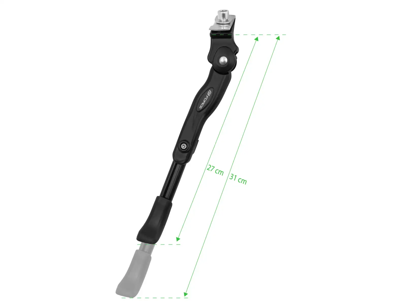 Force 22-29'' Al stopka pod ramę + przeciwelement czarna