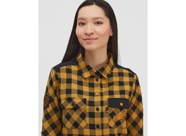 Silvini Briona damska koszula Black/Yellow