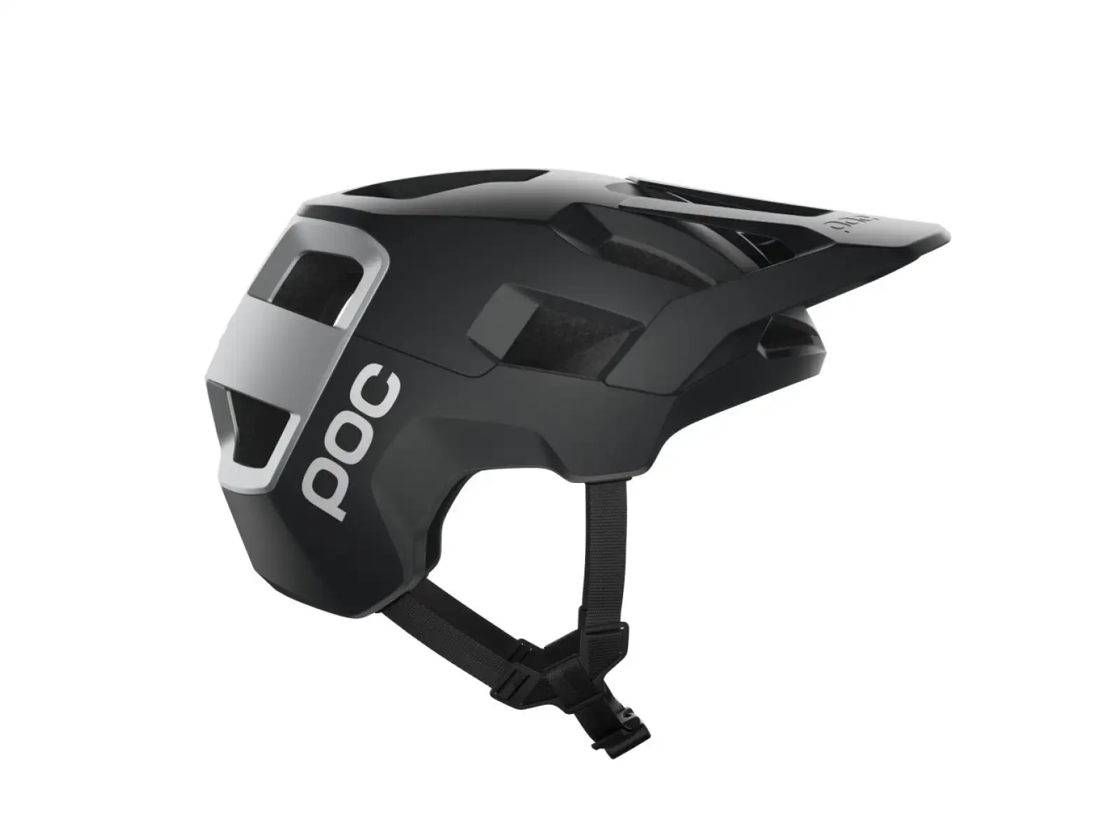 POC Kortal kask Uranium Black/Argentite Silver Matt
