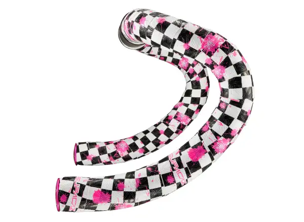 Supacaz Super Sticky Kush Classic owijka Rad/Pink plugs