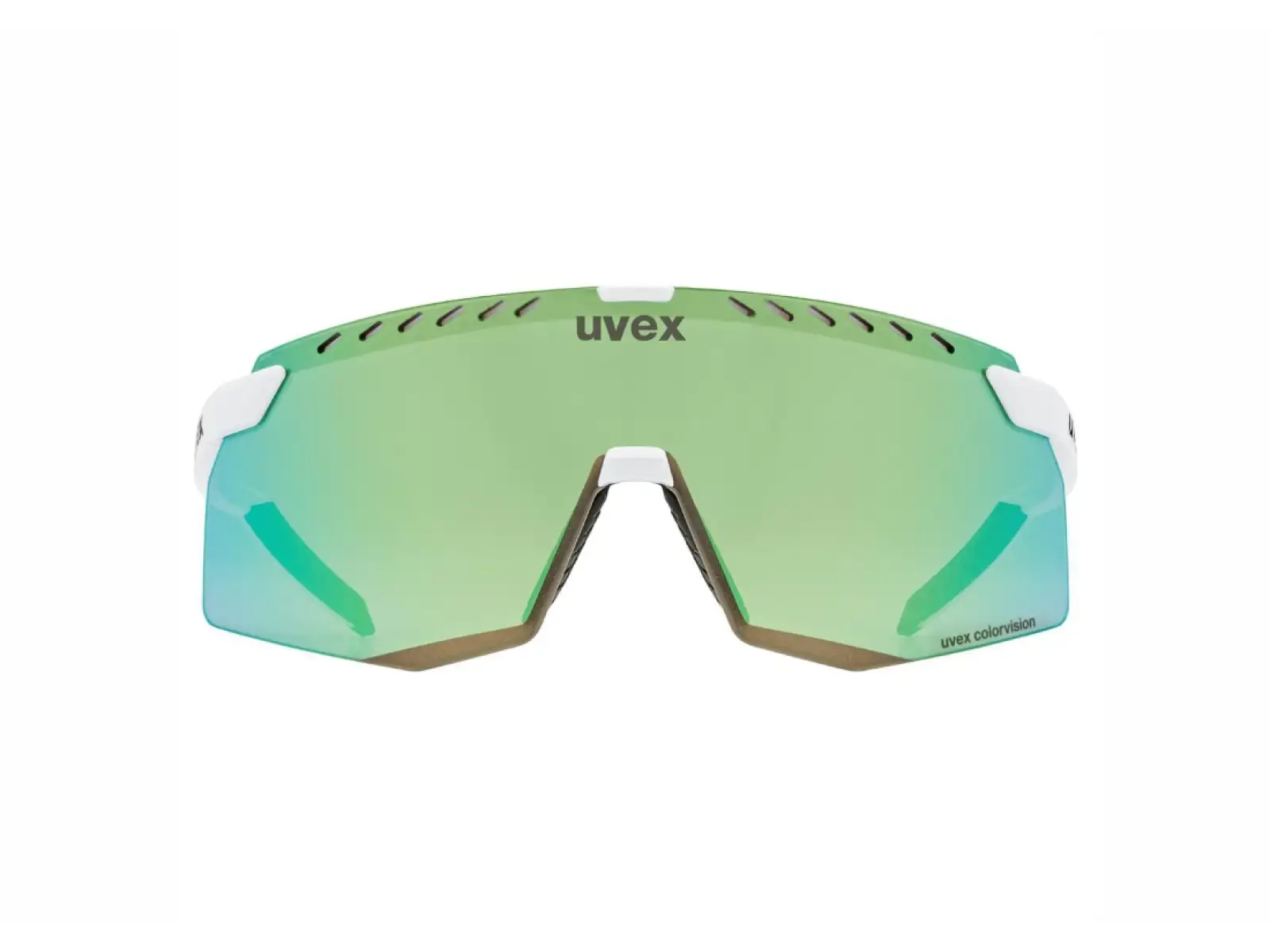 Uvex Pace Stage ColorVision okulary White Matt/Mirror Green