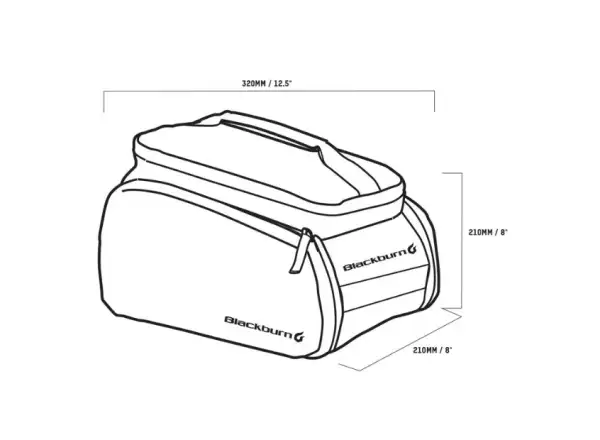 Blackburn Local Trunk Bag torba na tylny bagażnik 15 l