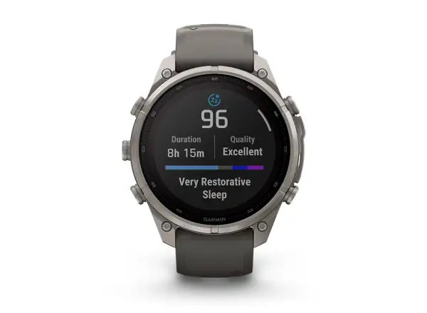 Garmin Fénix 9 Pro inReach Solar 47 mm Tytan Pebble Gray/Silver Gray