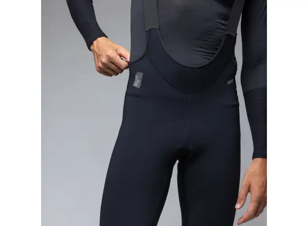 Alé R-EV1 Thermo Shield męskie zimowe spodnie rowerowe Black