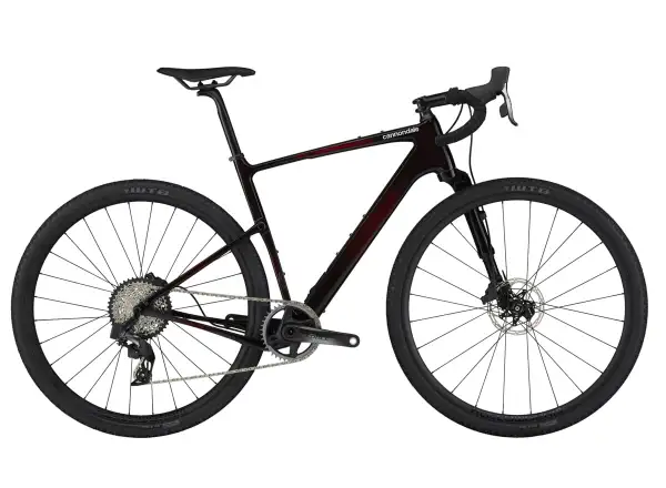 Cannondale Topstone Carbon 1 Lefty gravel rower Rally Red