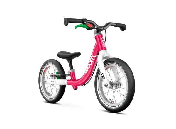 Woom GO 1 dziecięcy rowerek biegowy 12" Hot Pink
