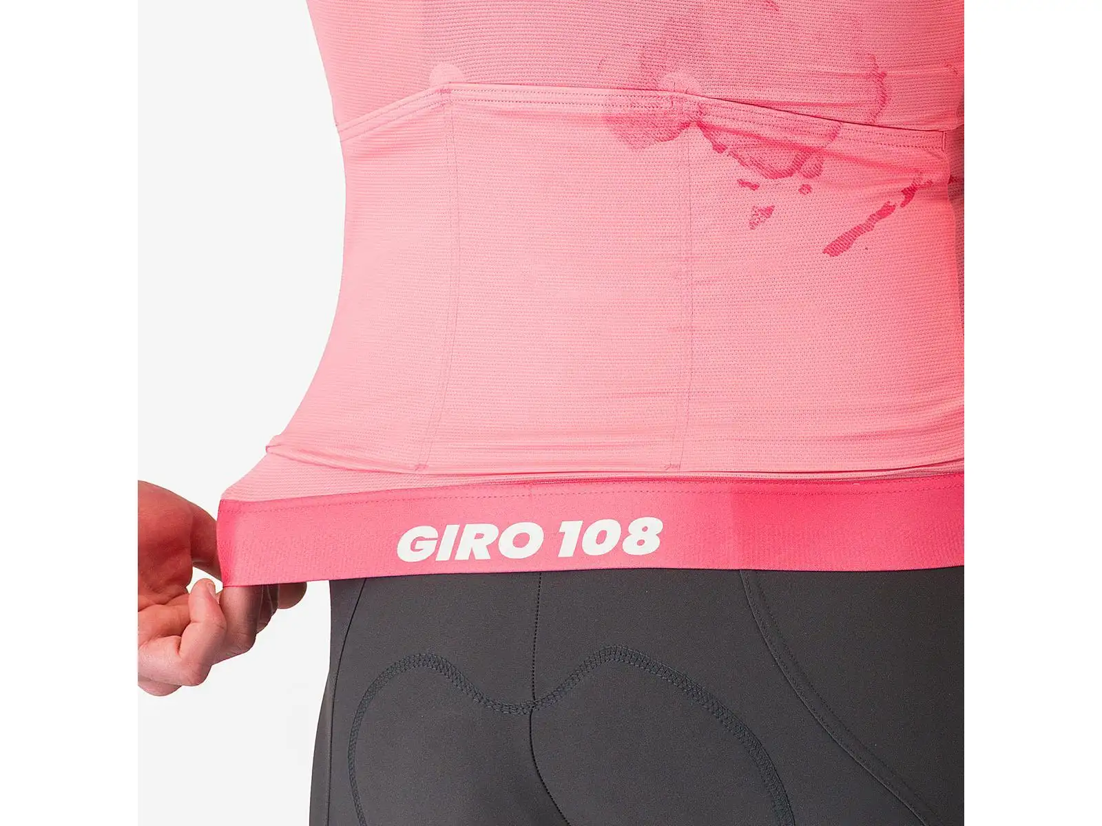 Castelli Giro 108 Race 8S męska koszulka z krótkim rękawem Rosa Giro